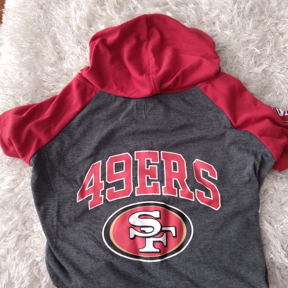💥NWOT NFL 49ERS PET HOODY - Picture 9 of 11